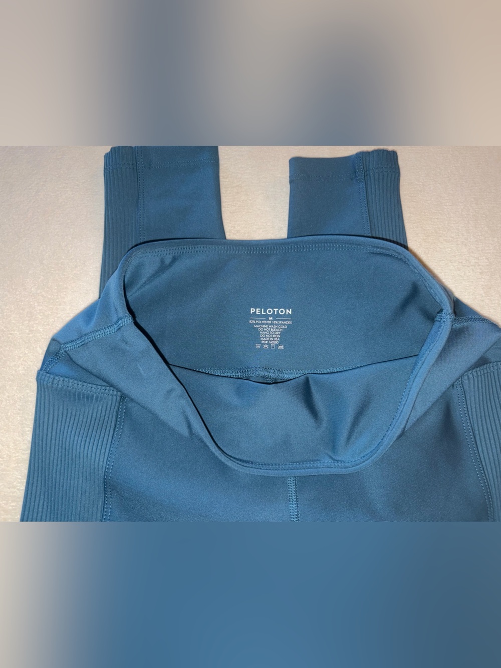 Peloton Deep Teal Sports Leggings SZ M